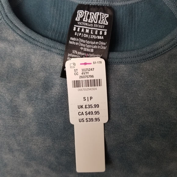 NWT Victoria's Secret PINK seamless crop top - Picture 7 of 12